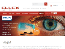 Tablet Screenshot of ellex.cz